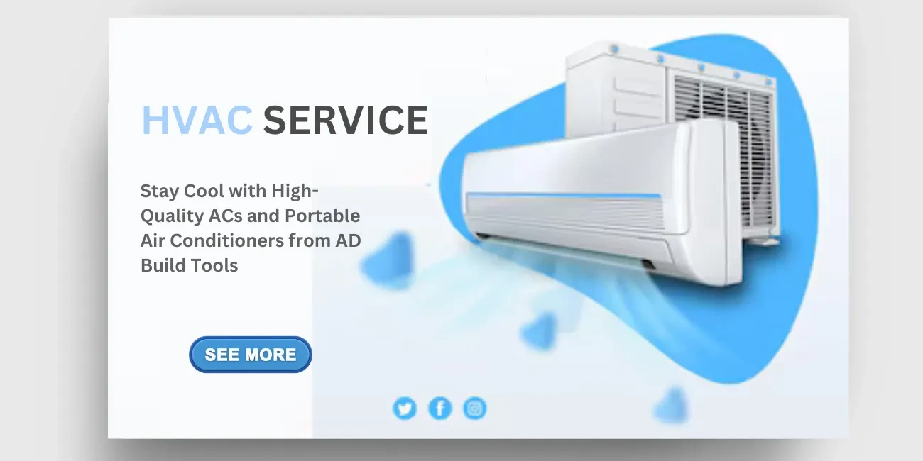 Stay Cool with High-Quality ACs and Portable Air Conditioners from AD Build Tools